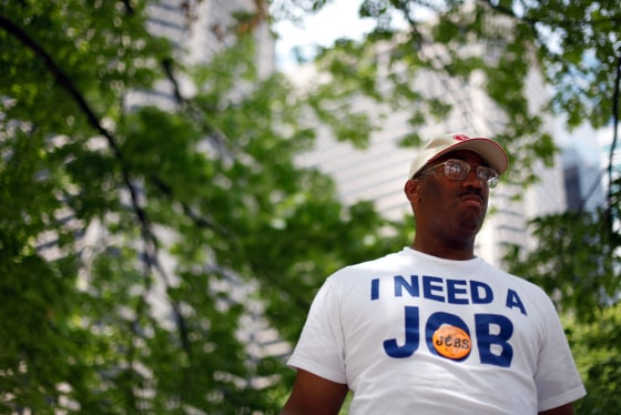 Image: Frank Wallace during a rally organized by the Philadelphia Unemployment Project