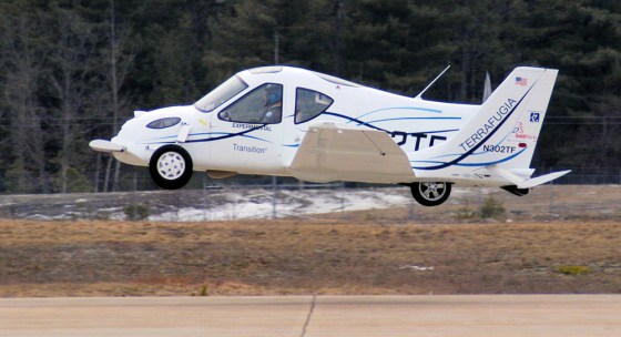 Image: The Terrafugia Transition shortly after a takeoff