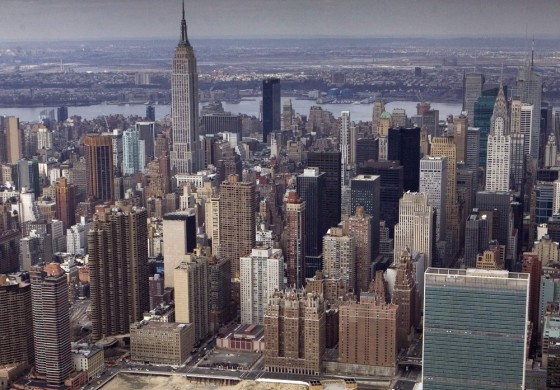 Image: An aerial view of New York
