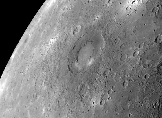 Image: The Rachmaninoff basin on Mercury