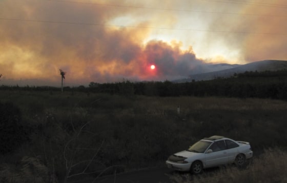 Image: Fire near Yakima