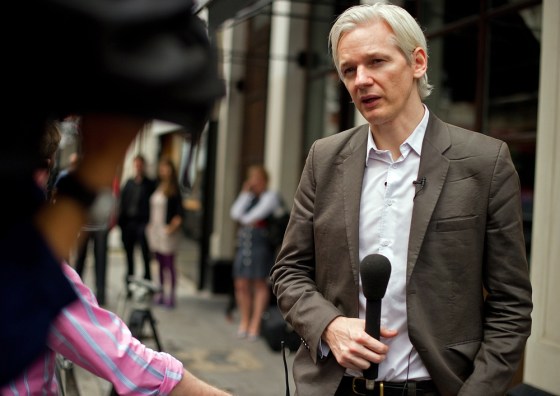 Image: Wikikleaks founder Julian Assange