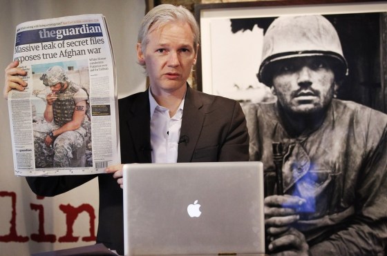 Image: Julian Assange of WikiLeaks