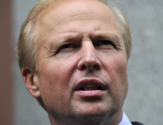Image: BP Managing Director Bob Dudley poses for the media outside BP's headquarters in London