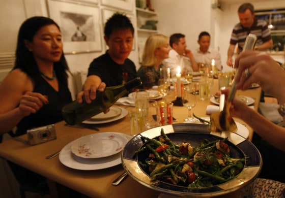 Image: Supper club gathering