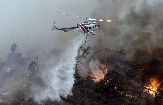 Image: Fire at Old West Ranch