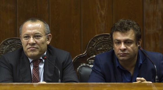Image: Kabul Bank Chairman Farnood and Kabul Bank CEO Ferozi