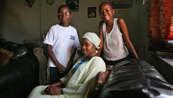 Image: Hadidjatou Karamoko Traoré, 40, a Muslim, lost her husband on 9/11