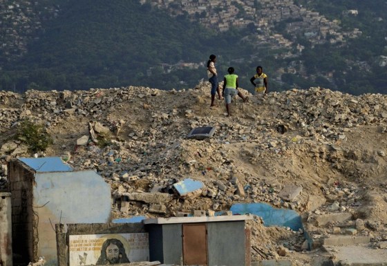 Image: Earthquake rubble in Haiti