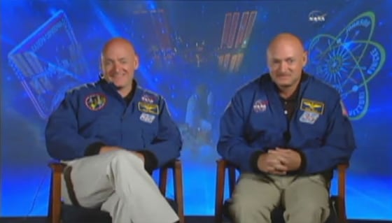 Image: Scott Kelly and Mark Kelly
