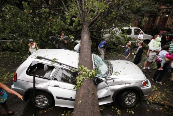 Image: Storm damage in New York
