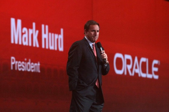 Image: Hurd at Oracle conference