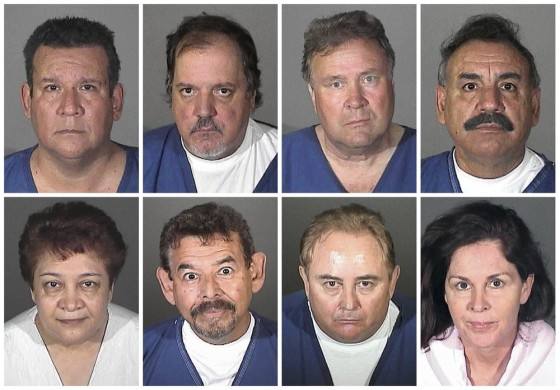 Image: Bell, California, scandal suspects