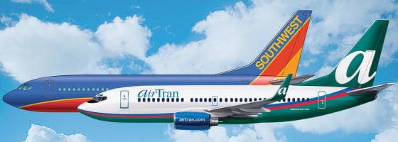 Image: AIRTRAN AIRWAYS SOUTHWEST MERGE