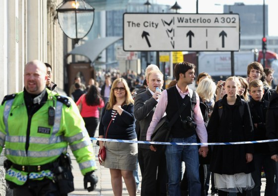 Image: Suspect Vehicle Closes Whitehall As UK Terror Threat Is Heightened