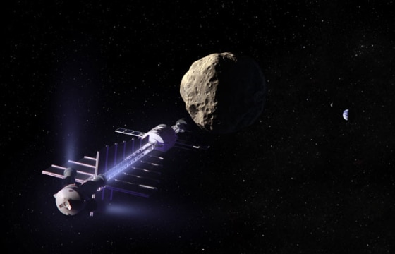 Image: Concept spacecraft for towing asteroids
