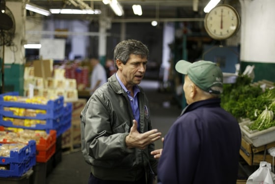 Image: Joe Sestak campaigning in Philadelphia