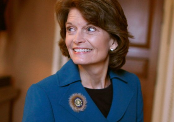 Sen. Lisa Murkowski (R-AK) walks through the hall of the U.S. Capitol (Chip Somodevilla / Getty Images file)