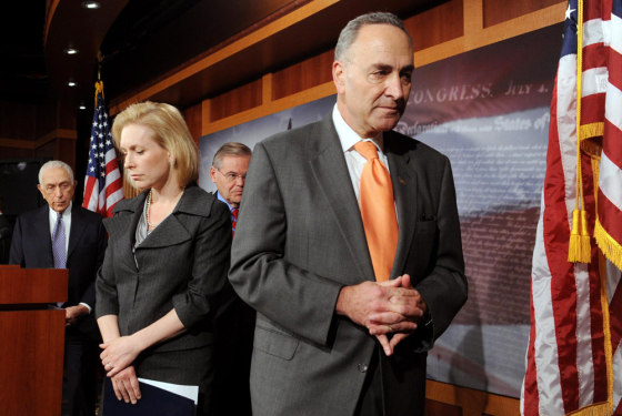 Image: Senate Democrats holds a press conference on the 9/11 Health and Compensation Act
