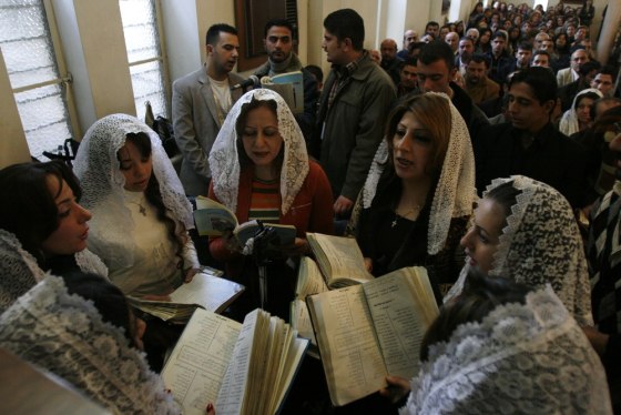 Image: Iraqi Christians celebrate Christmas in 2007