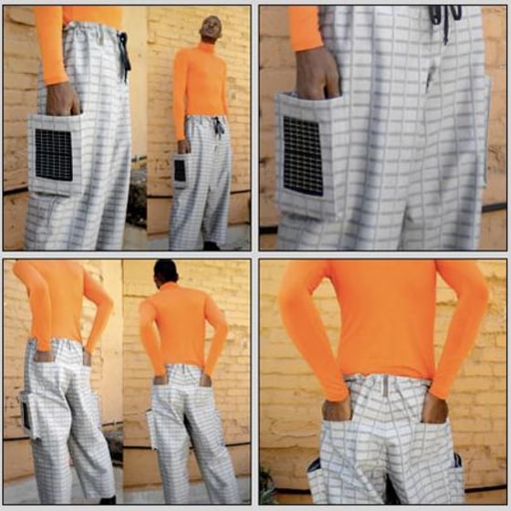 Image: Solar panels in pants