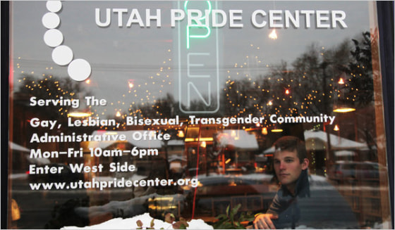 Image: Eric Hamren of the Utah Pride Center