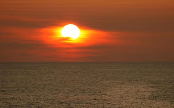 Image: Bering Sea sunset