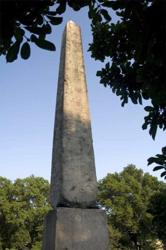 The oldest man-made object in NYC's Central Park, the obelisk known as Cleopatra's Needle was built in honor of an Egyptian Pharaoh. 