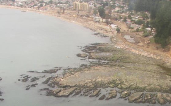 Last year's huge earthquake raised Chile's coast more than 8 feet and sank land farther inward. The quake is still sending some huge aftershocks through the active region.