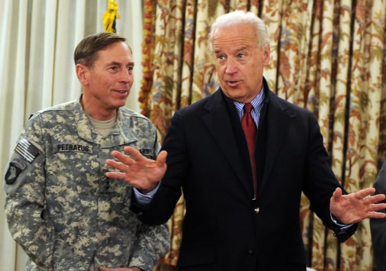 Image: David Petraeus, Joe Biden