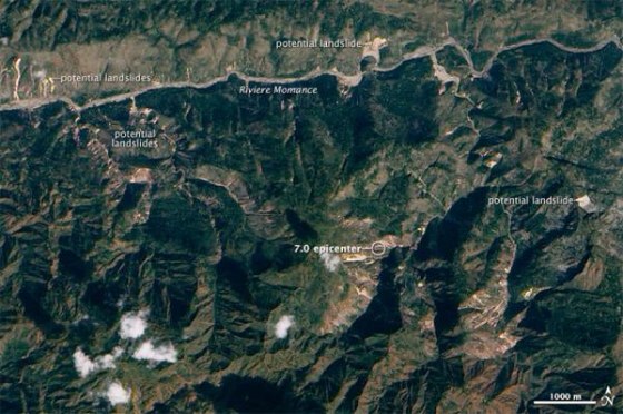 Image: Epicenter of 2010 Haiti quake