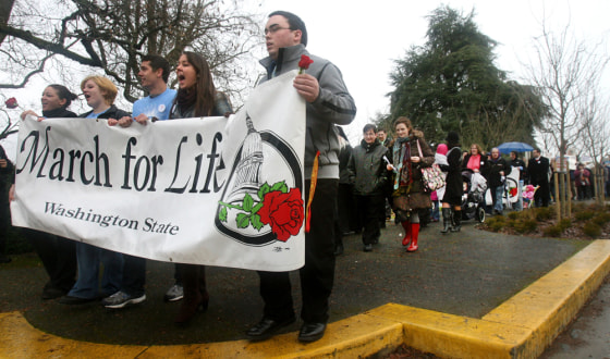 Image: March for Life in Olympia