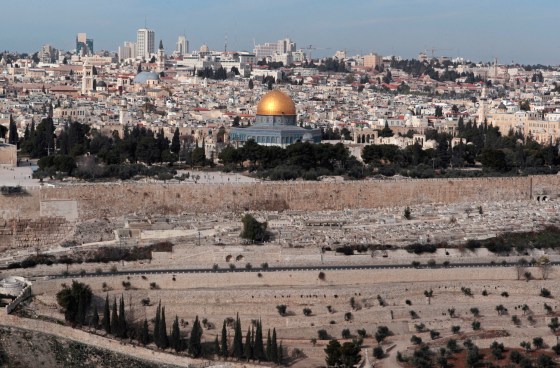 Image: A view of the Dome of the Rock in Jerusalem's Old City is seen from the Mount of Olives
