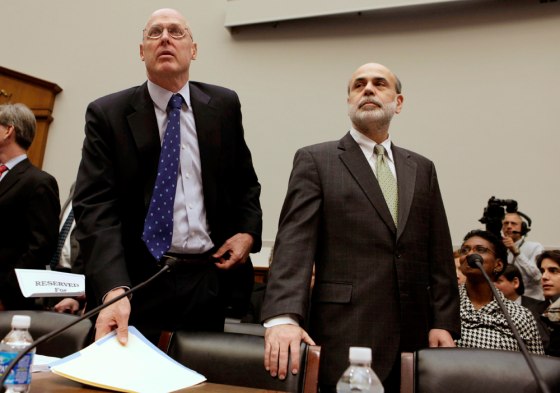 Image: Henry Paulson and Ben Bernanke