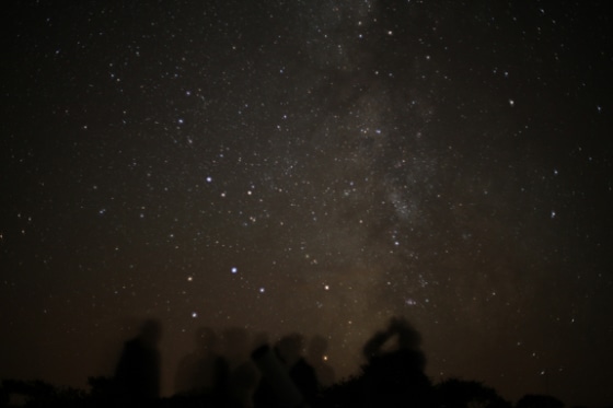 Stargazers on Sark Island enjoy the wonder of the Milky Way and the rest of the night sky.