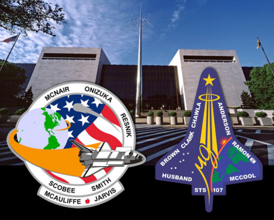The National Air and Space Museum is considering the display of debris from space shuttles Challenger and Columbia.