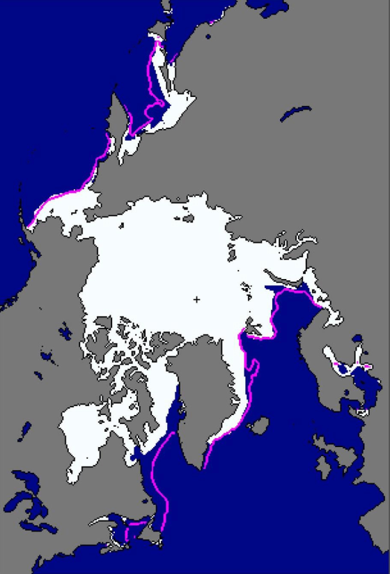Image: Map of sea ice
