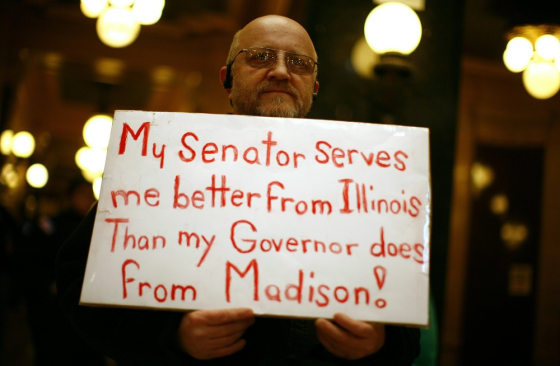 Image: Protests Continue In Madison