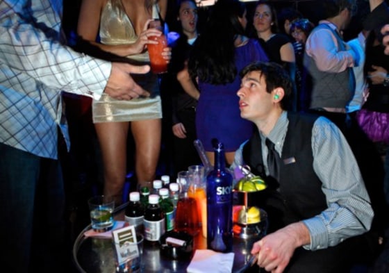 Even as the crowd swells, bussers must obsess over the smallest details: fresh ice and mixers, bottles aligned, glasses cleared, spills sopped, cigarettes lit. The best do it all with ninja stealth. At a clumsy 6-feet, 4-inches tall, reporter Steven Bertoni did not.