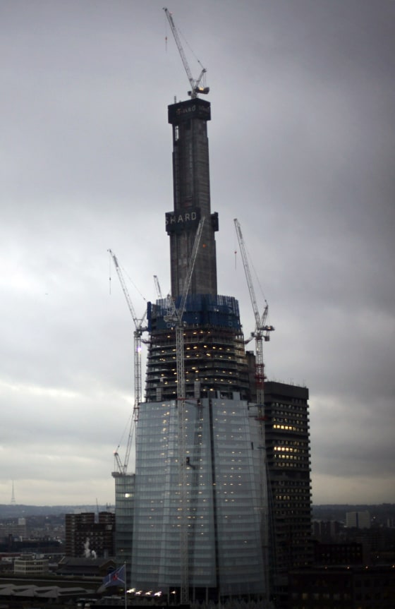 Image: The Shard, designed by the Italian architect Renzo Piano, will be the tallest skyscraper in the European Union