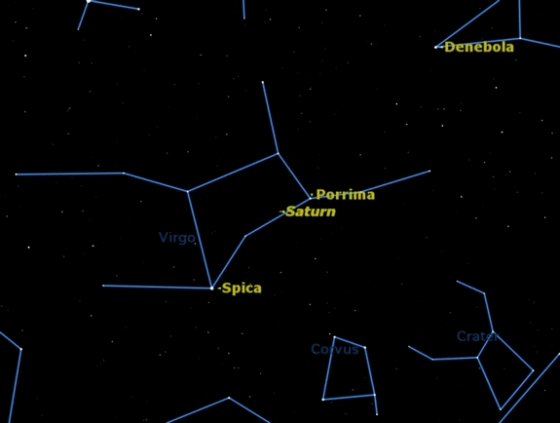 On the nights of April 3 and 4,&nbsp;Saturn will be in opposition, located directly opposite to the sun. 