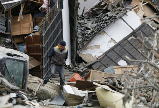 Two killed as big aftershock rattles disaster-weary Japan