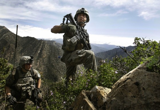 Image: U.S. soldiers in Afghanistan