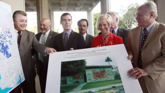 Image: Carmen Trutanich, Eric Garcetti, Janice Hahn, Tom LaBonge