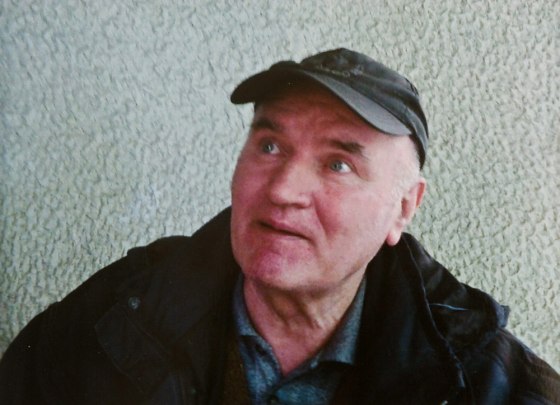 Image: Bosnian Serb army commander Ratko Mladic, who was arrested, May, 26. 2011 in Serbia after years in hiding.