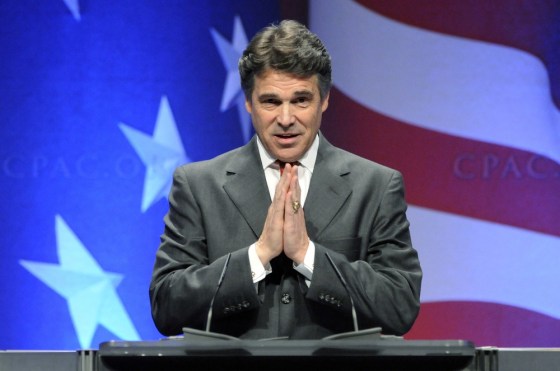 Image: Rick Perry making remarks at the CPAC in Washington