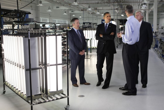 Image: Barack Obama, Chuck Swoboda, Jeff Immelt, Matthew K. Rose