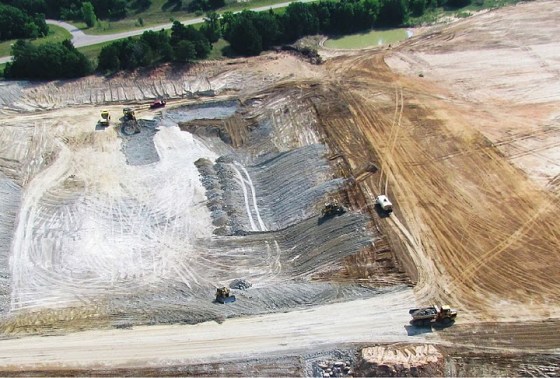 Image: Sand mine in Texas