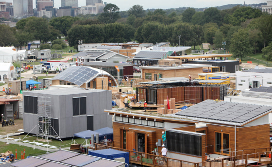Image: Solar homes being built in DC