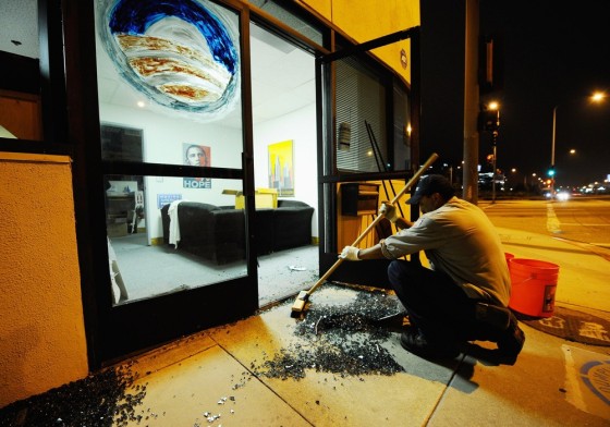 Image: Barack Obama's Los Angeles campaign office